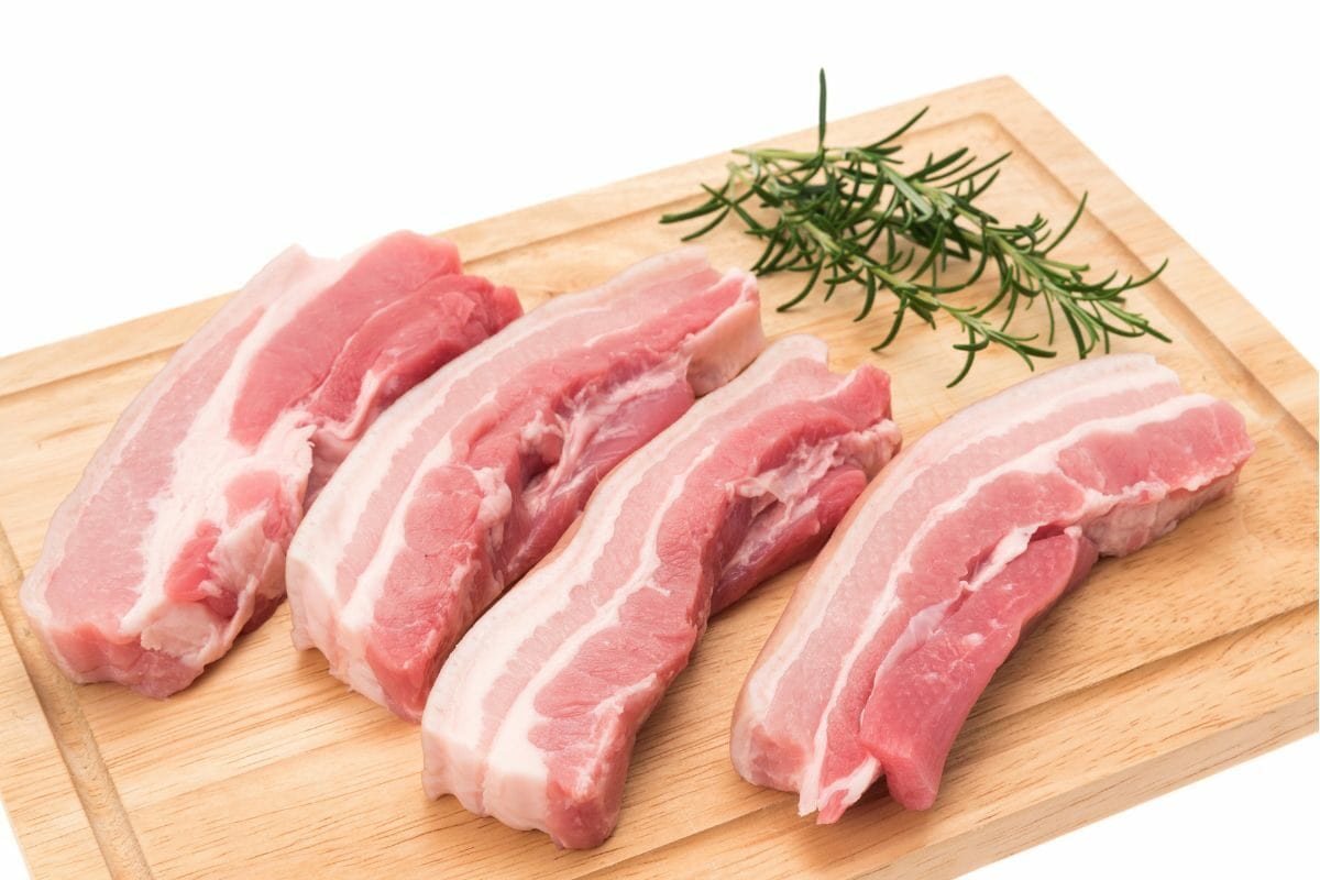 Pork Belly Slices with Rosemary