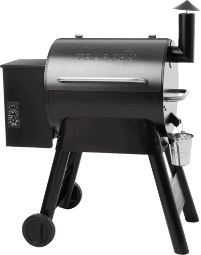 Front view of Traeger Pellet Grill