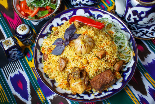 Delicious Rice Pilau Served In A Plate