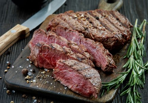 grilled beef fillet steak