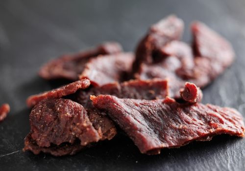 Pile of BBQ Beef Jerky
