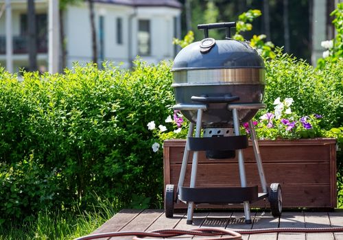 Barbecue Kettle Grill with Cover