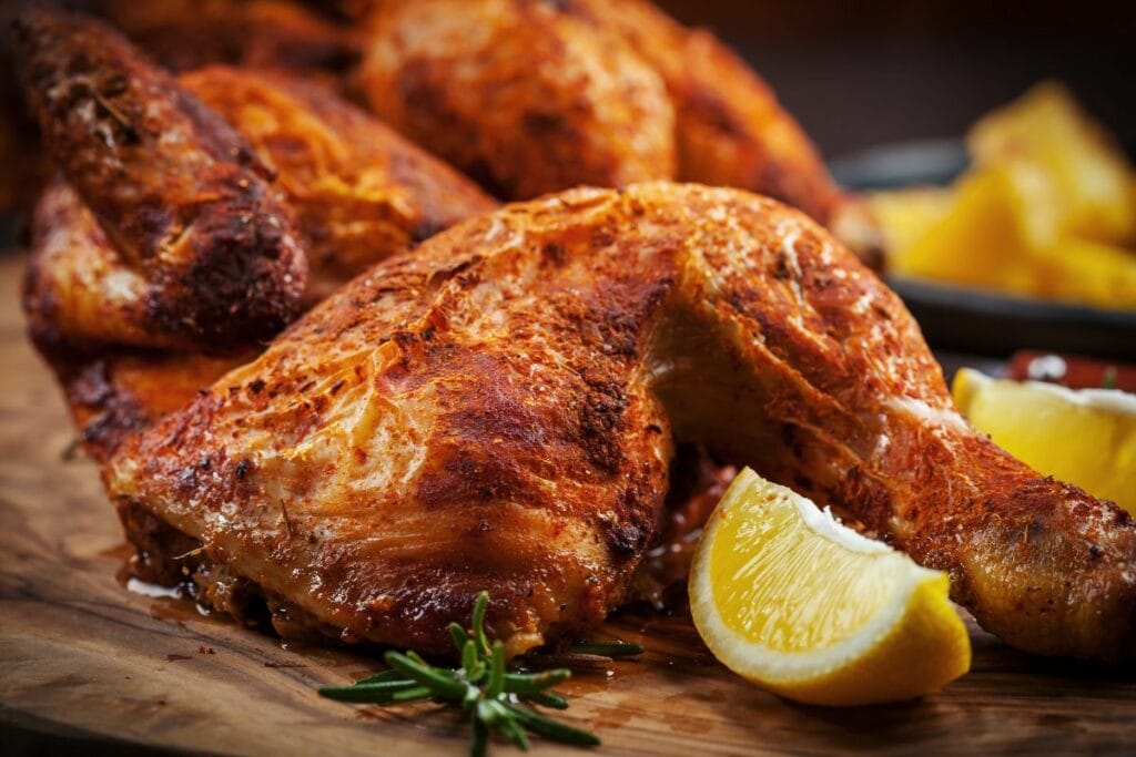Grilled Chicken Thigh with Lemon