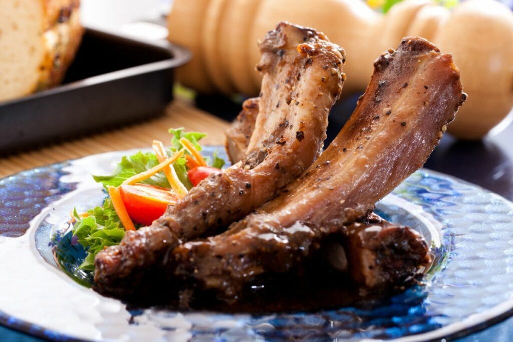 Roasted Spare Ribs with Pepper