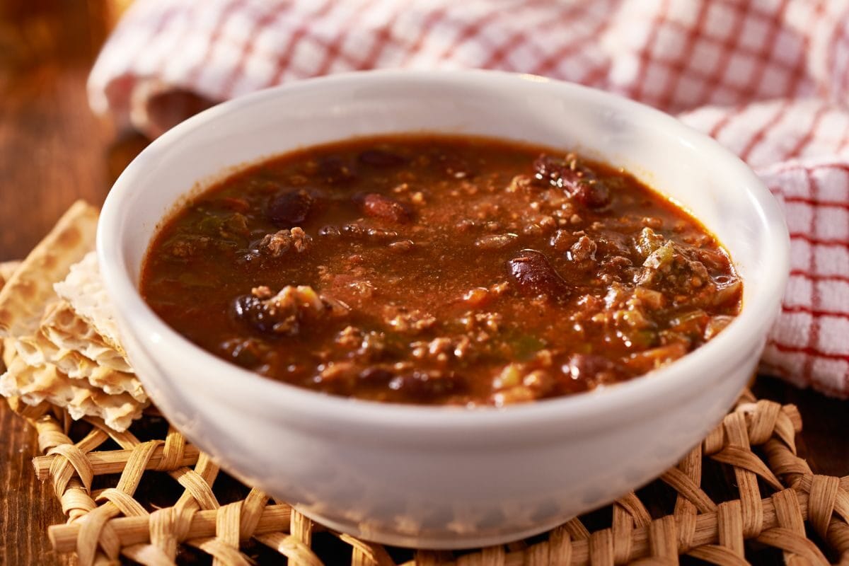 Bowl of Beef Chili