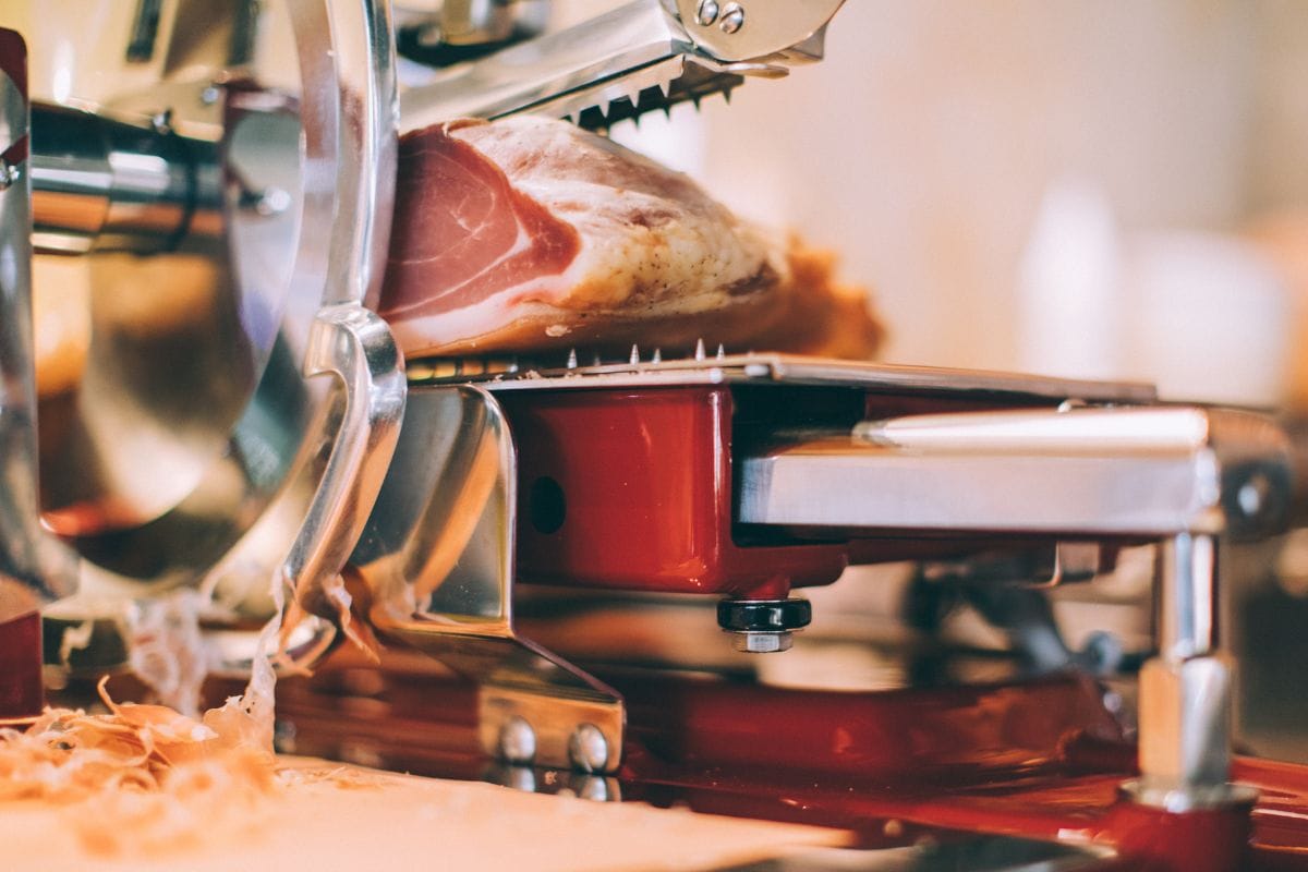 Meat Slicer with Prosciutto