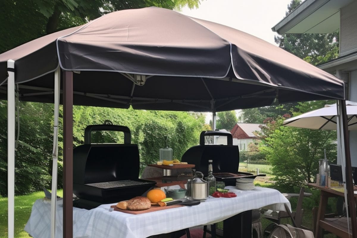 Backyard BBQ Party Setup