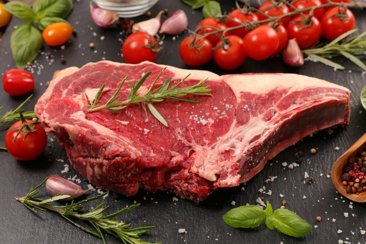 Rib of Beef with Ingredients