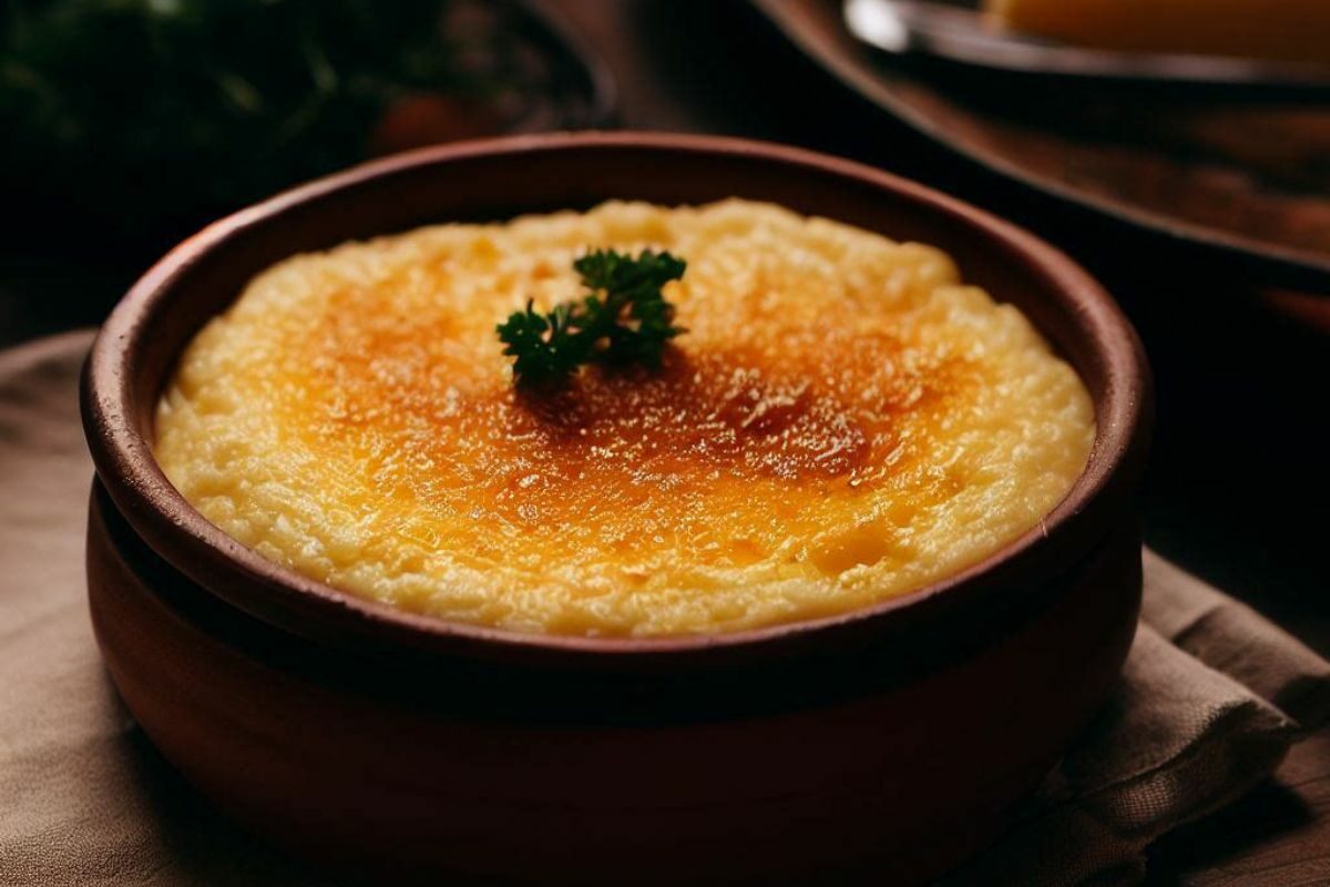 Baked Cheese Grits in the Pot